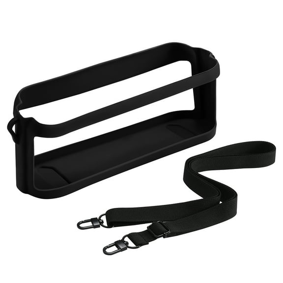 Yucurem Silicone Carrying Case Cover Skin for Soundcore Motion X600 (Black)