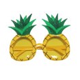 thumbnail image 1 of Yucurem Summer Fruit Eyeglasses, Funny Fruit Shape Eyeglasses for Taking Photo, Novelty Sunglasses for Beach (Pineapple), 1 of 7