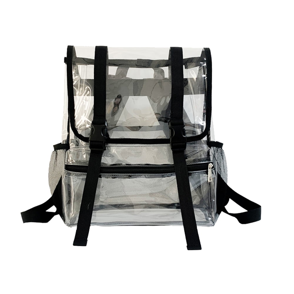 Premium Transparent PVC School Backpack - Large Capacity