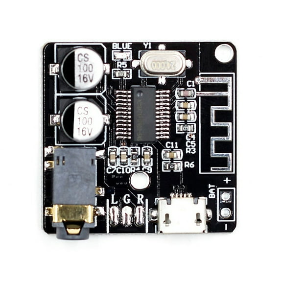 Yucurem VHM-314 Audio Receiver Board 3.7-5V Bluetooth-Compatible 4.1/5.0 3.5mm Audio Aux
