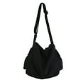 thumbnail image 1 of Yucurem Vintage Canvas Messenger Bag Large Multiple Pockets Hobo Bag Crossbody Shoulder Bag for Women Men (Black), 1 of 10