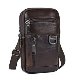 Tinyat Men s Waterproof Canvas Messenger Bag with Travel Straps Crossbody Work Bag Black Walmart