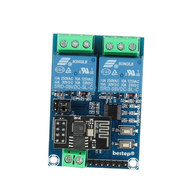 Yucurem WIFI Relay Module 5V/12V ESP8266 WiFi Control Relay Board for ...