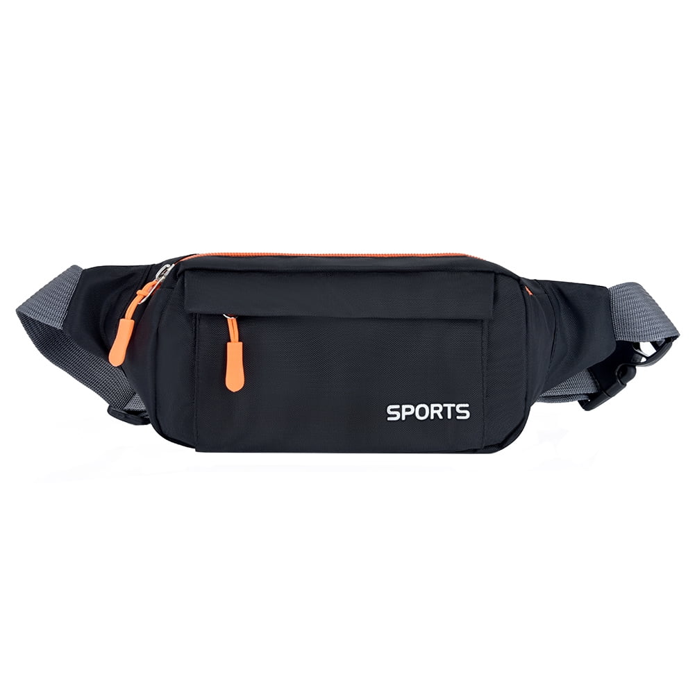 Yucurem Waterproof Oxford Waist Bags Women Men Sports Fanny Chest Belt Pack Black Walmart