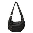 thumbnail image 1 of Yucurem Women Canvas Dumpling Bag Multi-pockets Shoulder Bag Hobo Sling Bag (Black) Fashion shoulder bag (Black), 1 of 10