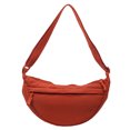 thumbnail image 1 of Yucurem Women Dumpling Bag Crescent Half Moon Shape Bag With Adjustable Strap (Orange) Fashion shoulder bag (Orange), 1 of 10