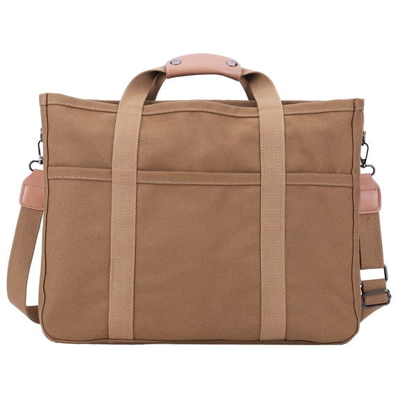 Yucurem Women Large Capacity Bag Stylish Canvas Bag With Adjustable Strap (Brown L) Tote bag (Brown)