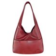 thumbnail image 1 of Yucurem Women PU Leather Shoulder Bag - Retro Soft Underarm Bag - Casual Tote Handbag for Ladies (Red), 1 of 6