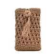 thumbnail image 1 of Yucurem Women Travel Straw Woven Mini Shoulder Crossbody Phone Bag (Light Brown), 1 of 10