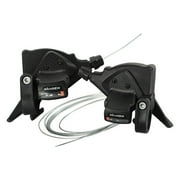 Yucurem microNEW 3 x 7 Speed Mountain Bike Shifter Gear Lever Set with Shift Cables