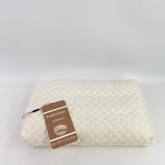 Yuderstion pillows,Thin Pillow for Stomach and Back Sleeper Low Pillow Flat Bed Pillow Flat Design Pillows Ultra Slim 2.5 Inches Deeper Sleep (Pack of 1)