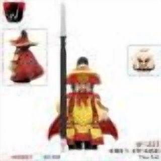 Yue Fei - Golden Armor [-Felt hat version] w1328 Minifigure model building block toys