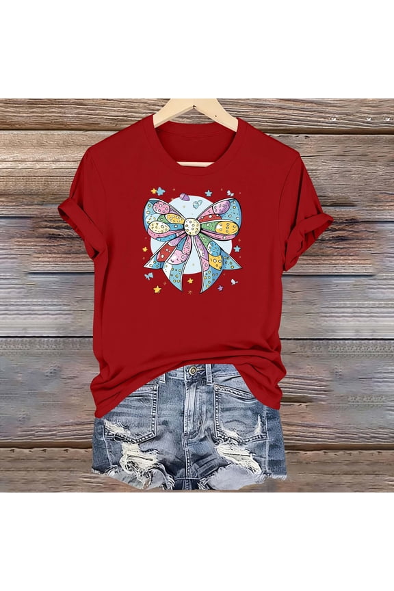 Easter Shirts for Women Rabbit Bunny Eggs T Shirt Happy Easter Day Graphic Short Sleeve Tee Tops