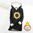 thumbnail image 1 of YueHuiYing Fashion Women's Printing Thickened Fashionable Casual Long Sleeved Hooded Sweatshirt, 1 of 5