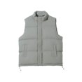 thumbnail image 1 of YueHuiYing Men Quilted Outerwear Winter Warm Puffy Sleeveless Tanks Vests Lightweight Casual Zipper Jacket, 1 of 3
