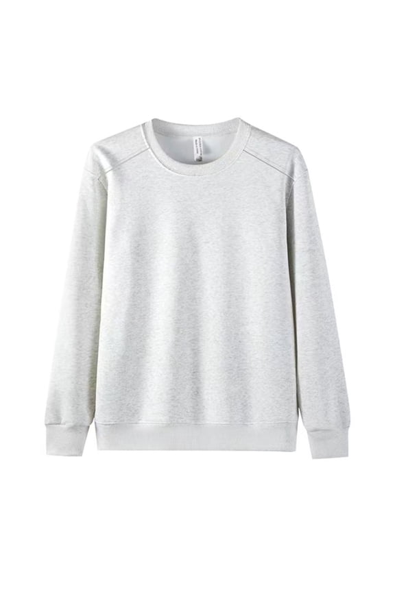 Men's Casual Solid Color Block Crew Neck Long Sleeve Distinctive Style Comfortable BreathableSoft Inner Wear For Layering Blouses