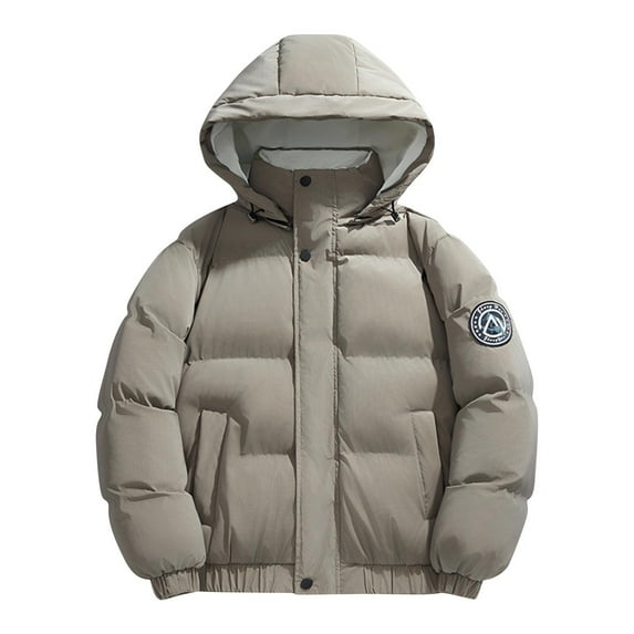 YueHuiYing Men's Solid Color Outdoor Jacket - Long Sleeved, Zipper Pockets for Climbing, Running and Outdoor Sports