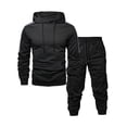 thumbnail image 1 of YueHuiYing Men's Tracksuits Sweatsuit 2 Piece Sets Outfits Matching Casual Hoodies & Cargo Sweatpants Athletic Jogging Sport Sweat Suits, 1 of 5