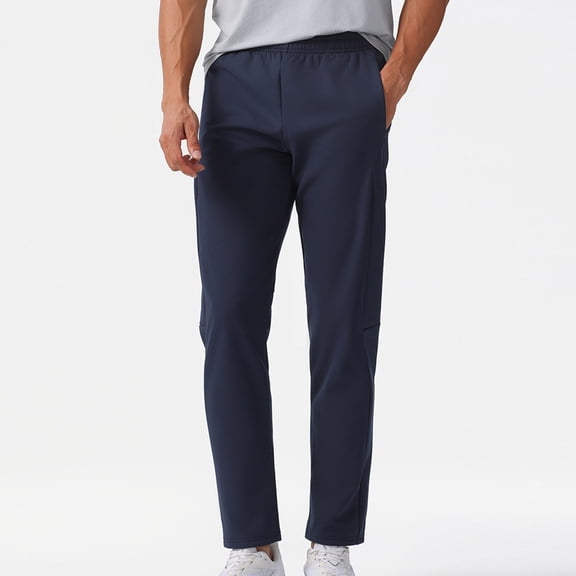 YueHuiYing Men's Winter Pants Warm Lined Sweatpants Heavyweight Thermal Lounge Athletic Track Joggers