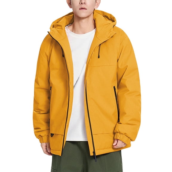 YueHuiYing Mens Lightweight Windbreaker Full Zip Casual Work Jacket Golf Business Fall Track Coat with Pockets