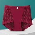 thumbnail image 1 of YueHuiYing Sexy Lace Openwork Breathable Comfortable Women's Panties High-Waisted Plus Size Tummy Control Butt-Lifting Sexy Seamless Tummy-Control Sheer Lace Thong, 1 of 3