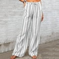 thumbnail image 1 of YueHuiYing Women's Casual Loose Wide Leg Cozy Sweatpants Comfy High Waisted Sports Athletic Lounge Pants with Pockets, 1 of 8