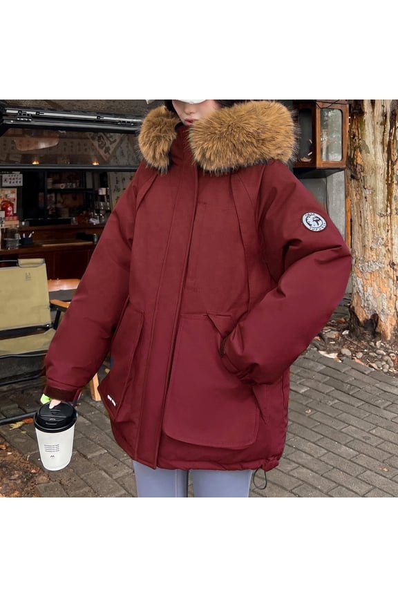 Women's Fall And Winter Thickened Raglan Sleeves Coat Long Sleeve Korean Style Coat