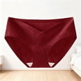 thumbnail image 1 of YueHuiYing Women's Fashionable Breathable Low-Rise Seamless Stretch Butt-Lifting Soft Anti-Exposure Briefs Panties, 1 of 5