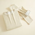 thumbnail image 1 of YueHuiYing Women's Innerwear Set For Fall And Winter - Soft And Warm Long-Sleeved Thermal Top With Round Neck, 1 of 3