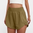 thumbnail image 1 of YueHuiYing Women's Running Shorts Elastic High Waisted with Pockets Sporty Workout Quick Dry Athletic Shorts, 1 of 7
