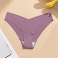 thumbnail image 1 of YueHuiYing Women's Seamless Flattering Buttocks Bikini Invisible Panties Breathable Invisible Briefs Soft Stretch Women's Intimate Underwear, 1 of 5