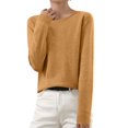 thumbnail image 1 of YueHuiYing Women's Spring And Women's Sweater Cardigan-neck Long Sleeve Plus Oversize Women's Cardigan Knitted Outer, 1 of 6
