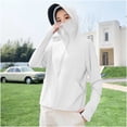 thumbnail image 1 of YueHuiYing Women's UPF 50+ Sun Protection Hoodie Jacket Lightweight Full Zip Athletic Jacket Long Sleeve Shirt with Pockets, 1 of 6