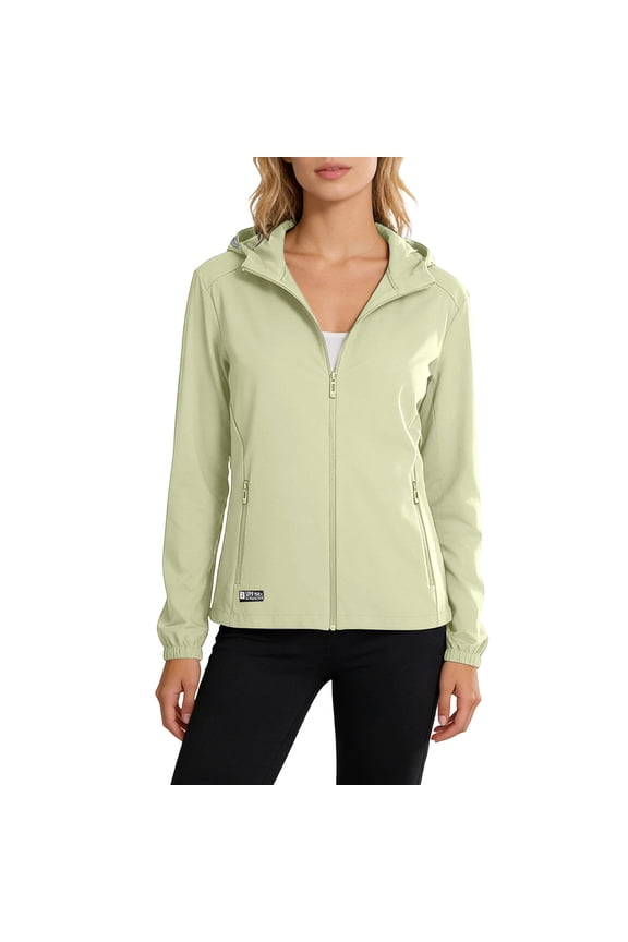 Women's UPF 50+ Sun Protection Hoodie Jacket Lightweight Long Sleeve Sun Shirt with Pocket for Hiking Outdoor