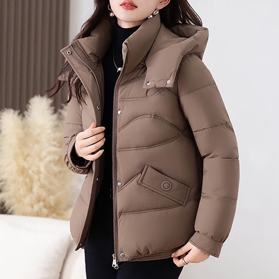 YueHuiYing Women's Windproof Jacket Hooded Snow Coat Mountain Winter Snowboarding Jackets