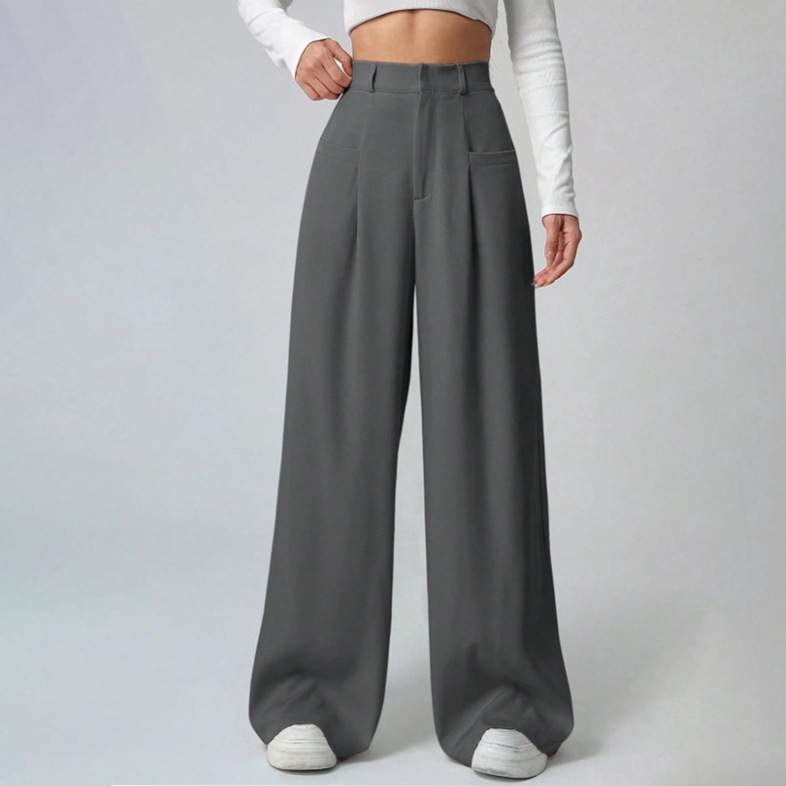 recycled soft baggy pleated dress pants Recycled Soft Baggy Pleated Dress Pants