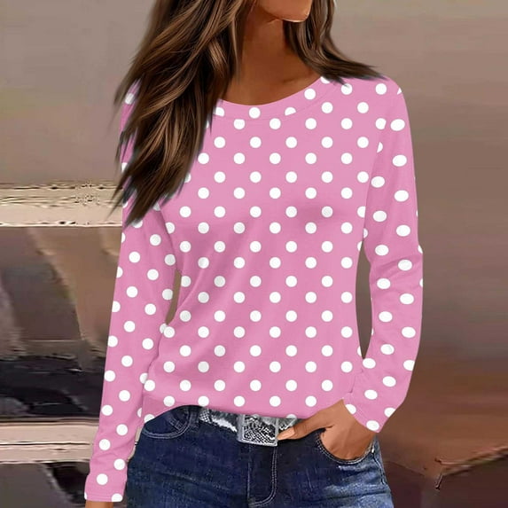 YueHuiYing Womens Fall Sweaters Long Sleeve Tops Classic Crew Neck Pullover Sweaters Loose Casual Basic Clothes