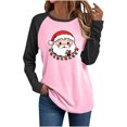 thumbnail image 1 of YueHuiYing Womens Long Sleeve Shirts Basic Going Out Tops Fall Fashion Trendy Round Neck Outfits Clothes, 1 of 2