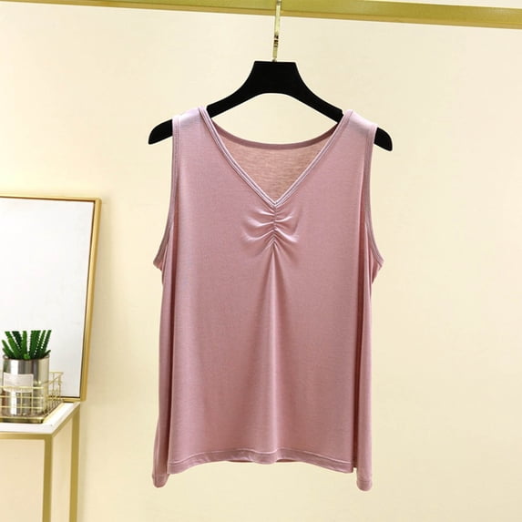 YueHuiYing Womens Tank Tops Square Neck Ruched Sleeveless Summer Casual Basic Tops for Vacation Daily Wear Trendy