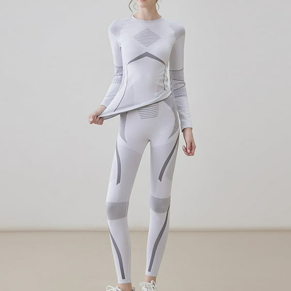 YueHuiYing Womens Thermal Underwear Ski Breathable Warm Base Layer Winter Long Johns Top Bottom Sets for Cold Weather