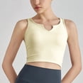 thumbnail image 1 of YueHuiYing Women's V Neck Crop Tops Basic Trendy Notched Sleeveless Slim Fit Summer Y2k Crop Tank Top, 1 of 5