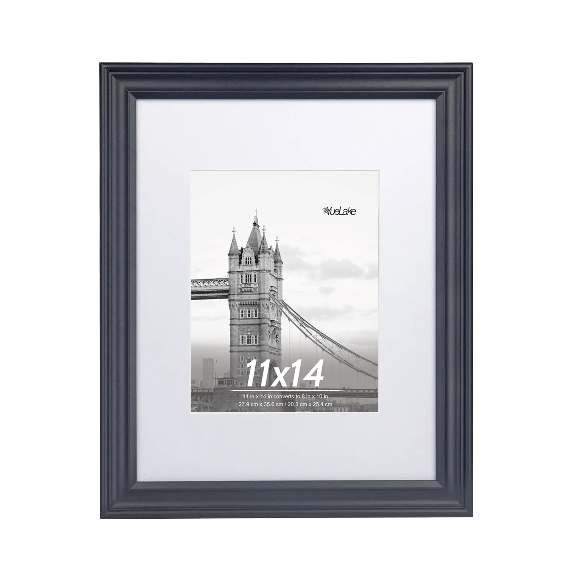 14x11 Picture Frame Example FungYuan 11 x 14 Wood Picture Frame , Display Photo 11x14 Matted to ...
