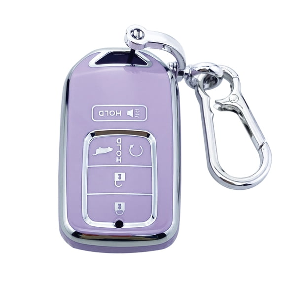 Yuebutor Key Fob Cover Case Compatible with Honda ,TPU Accessories Shell Protector