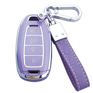 Yuebutor Key Fob Cover Case Compatible with Hyundai Palisade Elantra Kona Accent Azera Veloster Car Accessories Shell