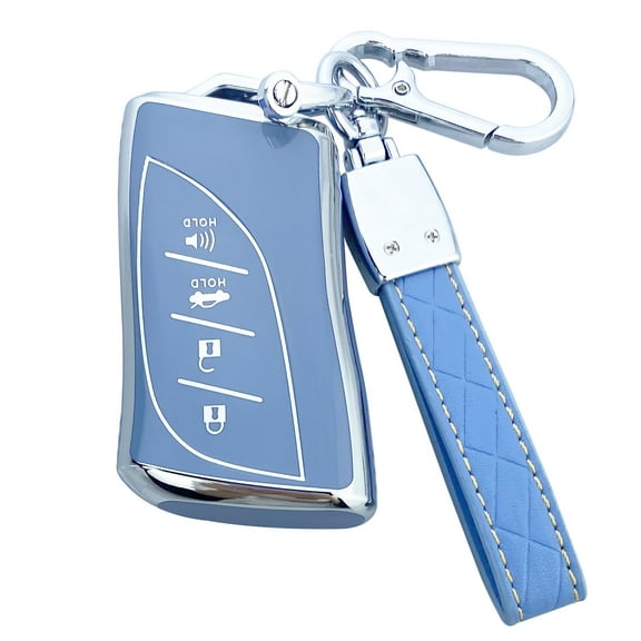 Yuebutor Key Fob Cover Case Compatible with Lexus ES NX GX RX UX LC LS UX Accessories Shell Protector