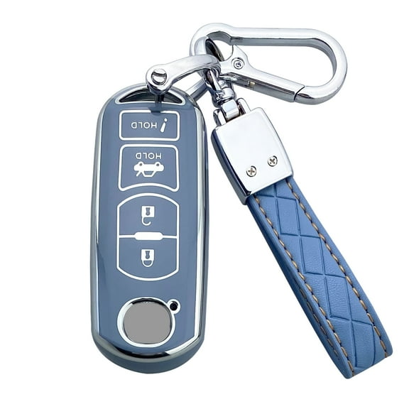 Yuebutor Key Fob Cover Case Compatible with Mazda 3/6/8 Miata MX-5 CX-3 CX-5 CX-7 CX-9 RX-8 Atenza Accessories Shell Protector