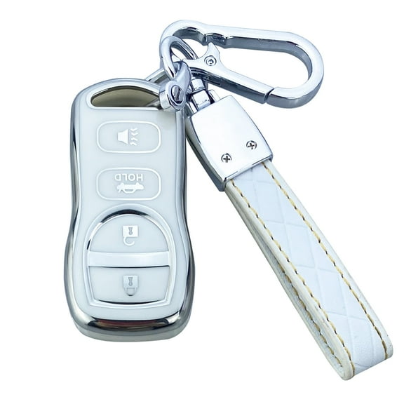 Yuebutor  Key Fob Cover Case Compatible with Nissan Infiniti Pathfinder Frontier Murano Titan Xterra FX35 FX45 QX4 Accessories