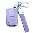 thumbnail image 1 of Yuebutor Key Fob Cover Case Compatible with Toyota Highlander Camry RAV4 Corolla Avalon Tocoma Tundra 4Runner Sequoia Accessories Shell Protector, 1 of 7