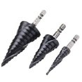 thumbnail image 1 of Yuedong 3-13/6-25/6-35mm HRC89 M35 Cobalt Step Drill Bit TiAlN Coated Step Drill 1/4 Inch Hex Shank;3-13/6-25/6-35mm HRC89 M35 Cobalt Step Drill Bit 1/4 Inch Hex Shank, 1 of 1