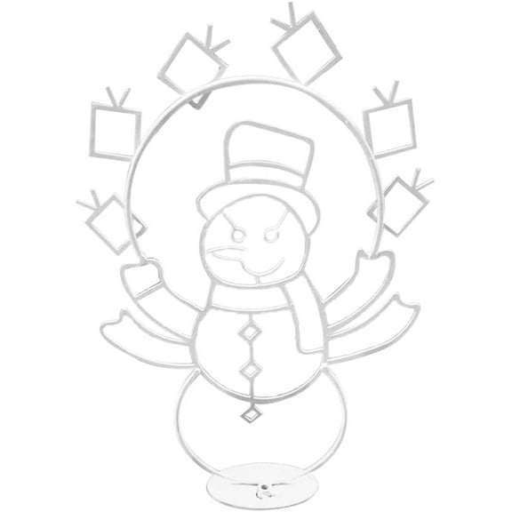 Yuedong Light Fun Snowman With Frame,Playful Animated Snowball Christmas Decoration,Outdoor Christmas For Xmas Yard Lawn Decorations